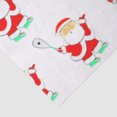 Squash Player Holiday Gift Tissuepapier (Detail)