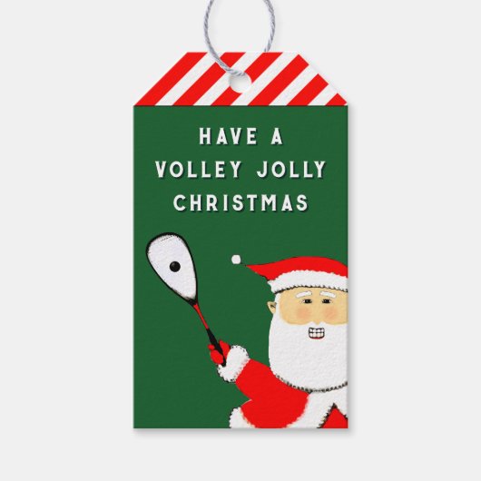 Squash Player-poorten Cadeaulabel (Voorkant)