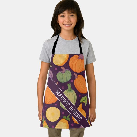 Squash Regenboog Kleurrijk Gepersonaliseerd Patroo Schort (Insitu)