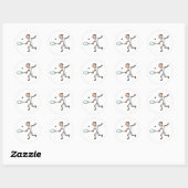 Squash Ronde Sticker (Vel)