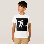 Squash Speler Icoon T-shirt (Voorkant volledig)