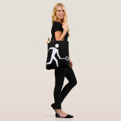 Squash Speler Icoon Tote Bag
