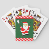 Squash Speler Kerstmis Pokerkaarten (Achterkant)