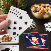 Squash Speler Kerstmis Pokerkaarten (Insitu)