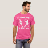 Squash Speler Racket Bal Squash Coach Voor Coachin T-shirt (Voorkant volledig)