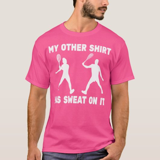 Squash Speler Racket Bal Squash Coach Voor Coachin T-shirt (Voorkant)