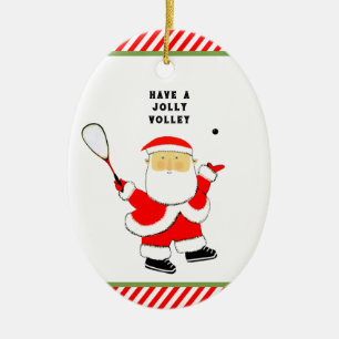 Squash Sports Collectible Keramisch Ornament