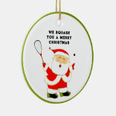 Squash Sports Collectible Keramisch Ornament (Rechts)