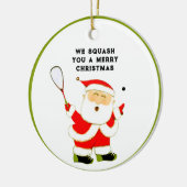 Squash Sports Collectible Keramisch Ornament (Links)