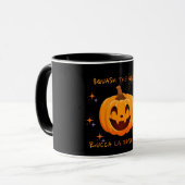 Squash the Gloom Halloween Mok – Zucca la Tristezz (Voorkant links)