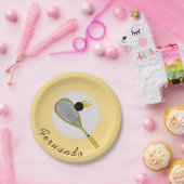 Squash Theme Player of Coach Verjaardagsfeest Papieren Bordje (Feest)