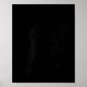 Squash Vrouwen Badminton Speler Voor Mannen Poster