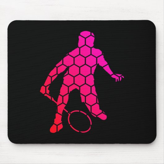 Squash Womens Mens Badminton Shuttle Muismat (Voorkant)