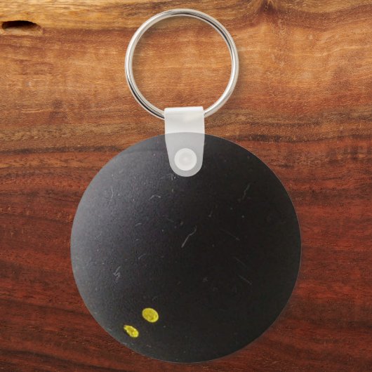 Squashball Sleutelhanger ID Label JOUW NAAM & numm (Achterkant)