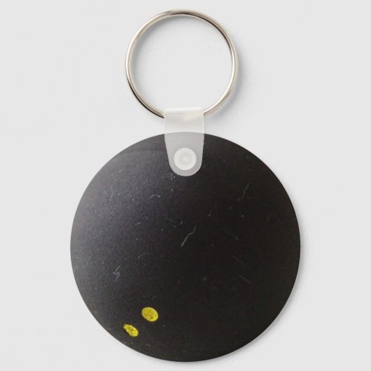 Squashball Sleutelhanger ID Label JOUW NAAM & numm (Achterkant)