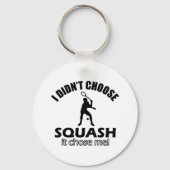 squashontwerp sleutelhanger (Voorkant)