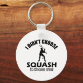 squashontwerp sleutelhanger (Voorkant)
