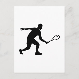 Squashspeler Briefkaart