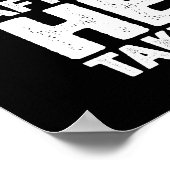 Squat Analogie for Life - Beend Day - Gym Motivati Poster (Hoek)