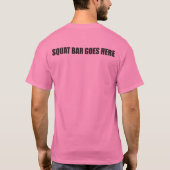 Squat Barbell gaat hier T-shirt (Achterkant)