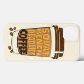 Squat Bench Deadlift en koffie Case-Mate iPhone Case (Achterkant (horizontaal))