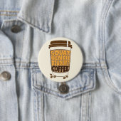 Squat Bench Deadlift en koffie Ronde Button 7,6 Cm (In situ)