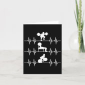 Squat Bench Deadlift hartslag Krafielen Kaart (Voorkant)