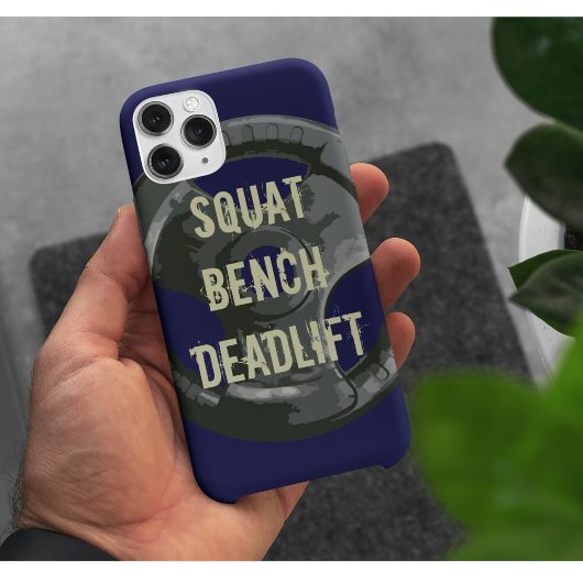 Squat Bench Deadlift Weightlift Gym Workout Case-Mate iPhone Case