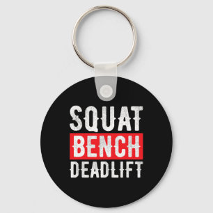 Squat Deadlift Bench Bodybuilding Weight Training Sleutelhanger
