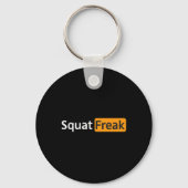 Squat Freak Funny Gym Bodybuilding Fitness Workout Sleutelhanger (Voorkant)