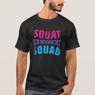 Squat Gym Fit Ontwerp voor Fitness Lifestyle F T-shirt
