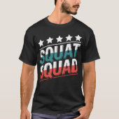 Squat Gym Fit Ontwerp voor Fitness Lifestyle F T-shirt (Voorkant)