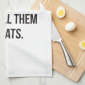 Squat, het leven is op en neer, beendag, grappige  theedoek (Quarter Fold)