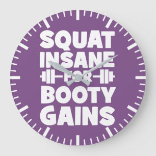 Squat Insane Voor Booty Winsten - Vrouwen Grappige Grote Klok