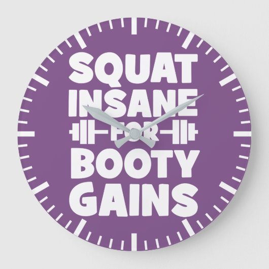Squat Insane Voor Booty Winsten - Vrouwen Grappige Grote Klok (Voorkant)