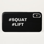#SQUAT #LIFT iPhone Case (Achterkant (horizontaal))