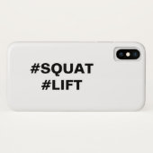 #SQUAT #LIFT iPhone Case (Achterkant (horizontaal))