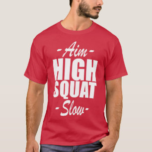 Squat Mik hoog Squat langzaam w T-shirt