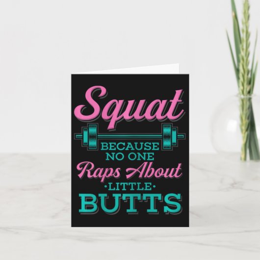Squat omdat niemand Rap heeft over Little Butts Fi Kaart (Voorkant)