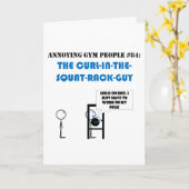 Squat Rack Curls Kaart (Gele Bloem)