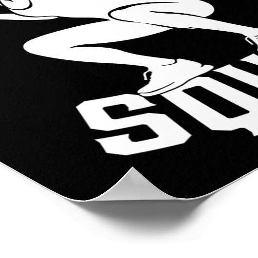 Squat Squad Workout Partner Trainer Coach Bodybuil Poster (Hoek)