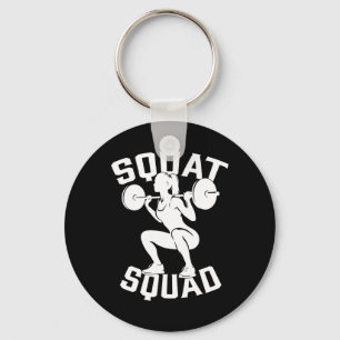 Squat Squad Workout Partner Trainer Coach Bodybuil Sleutelhanger