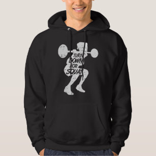 Squat Workout Deadlift Bodybuilding Funny Fitness Hoodie