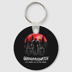 Squatch als een opa gewoon veel meer squatchy plez sleutelhanger