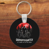 Squatch als een opa gewoon veel meer squatchy plez sleutelhanger (Voorkant)