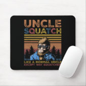 Squatch - Bigfoot Oom Vaders Dag Yeti Sasquatch Muismat (Met muis)