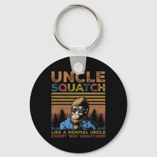 Squatch - Bigfoot Oom Vaders Dag Yeti Sasquatch Sleutelhanger