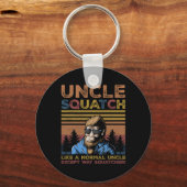 Squatch - Bigfoot Oom Vaders Dag Yeti Sasquatch Sleutelhanger (Voorkant)