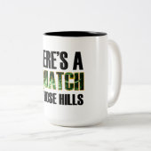 Squatch Cup Tweekleurige Koffiemok (Voorkant rechts)