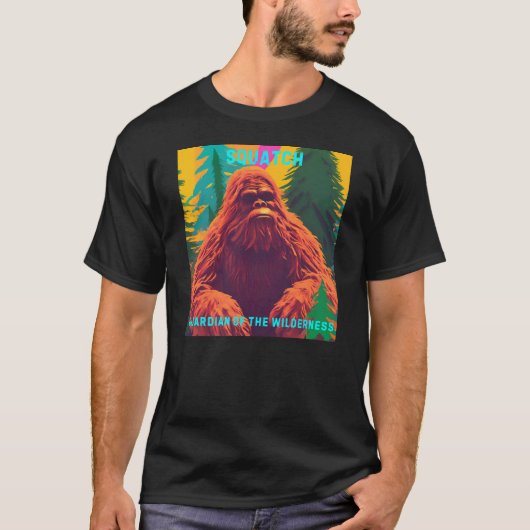 Squatch Guardian van de Wildernis T-shirt (Voorkant)